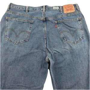 Y2K Levi's 560 Comfort Fit Jeans Mens 40x30 Blue Light Wash Baggy Tapered  Denim